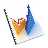 Fellowes® Expressions Classic Grain Texture Presentation Covers for Binding Systems, Navy, 11.25 x 8.75, Unpunched, 200/Pack (FEL52136) Pack of 200