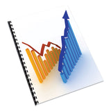 Fellowes® Expressions Linen Texture Presentation Covers for Binding Systems, Navy, 11.25 x 8.75, Unpunched, 200/Pack (FEL52113) Pack of 200