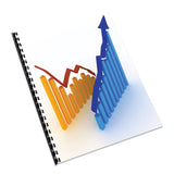 Fellowes® Classic Grain Texture Binding System Covers, 11 x 8.5, Navy, 50/Pack (FEL52124) Pack of 50