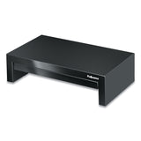 Fellowes® Designer Suites Monitor Riser, For 21" Monitors, 16" x 9.38" x 4.38" to 6", Black Pearl, Supports 40 lbs (FEL8038101) Each