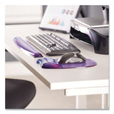 Fellowes® Gel Crystals Keyboard Wrist Rest, 18.5 x 2.25, Purple (FEL91437) Each