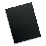 Fellowes® Futura Presentation Covers for Binding Systems, Opaque Black, 11 x 8.5, Unpunched, 25/Pack (FEL5224901) 1 Case of 25