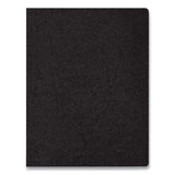 Fellowes® Executive Leather-Like Presentation Cover, Black, 11 x 8.5, Unpunched, 200/Pack (FEL5229101) Pack of 200