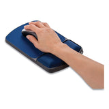 Fellowes® Gel Mouse Pad with Wrist Rest, 6.25 x 10.12, Black/Sapphire (FEL98741) Each
