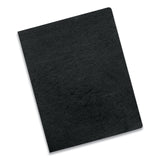 Fellowes® Executive Leather-Like Presentation Cover, Black, 11.25 x 8.75, Unpunched, 200/Pack (FEL52149) Pack of 200