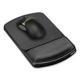 Fellowes® Gel Mouse Pad with Wrist Rest, 6.25 x 10.12, Graphite/Platinum (FEL91741) Each
