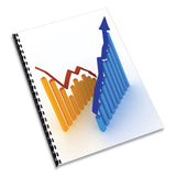 Fellowes® Executive Leather-Like Presentation Cover, Black, 11.25 x 8.75, Unpunched, 200/Pack (FEL52149) Pack of 200