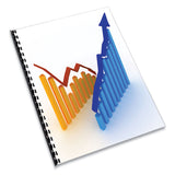 Fellowes® Expressions Classic Grain Texture Presentation Covers for Binding Systems, Black, 11.25 x 8.75, Unpunched, 200/Pack (FEL52138) Pack of 200