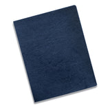 Fellowes® Expressions Classic Grain Texture Presentation Covers for Binding Systems, Navy, 11.25 x 8.75, Unpunched, 200/Pack (FEL52136) Pack of 200