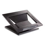 Fellowes® Designer Suites Laptop Riser, 13.19" x 11.19" x 4", Black Pearl, Supports 25 lbs (FEL8038401) Each