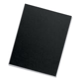 Fellowes® Futura Presentation Covers for Binding Systems, Opaque Black, 11 x 8.5, Unpunched, 25/Pack (FEL5224901) 1 Case of 25