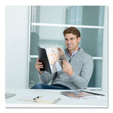 Fellowes® Crystals Transparent Presentation Covers for Binding Systems, Clear, with Round Corners, 11.25 x 8.75, Punched, 100/Pack (FEL5293401) Pack of 100