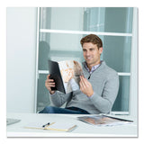 Fellowes® Crystals Transparent Presentation Covers for Binding Systems, Clear, with Round Corners, 11.25 x 8.75, Unpunched, 25/Pack (FEL52309) Pack of 25