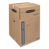 Bankers Box® SmoothMove Wardrobe Box, Regular Slotted Container (RSC), 24" x 24" x 40", Brown/Blue, 3/Carton (FEL7711001) Case of 3