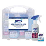 PURELL® Body Fluid Spill Kit, 4.5" x 11.88" x 11.5", One Clamshell Case with 2 Single Use Refills/Carton (GOJ384101CLMS) Case of 2