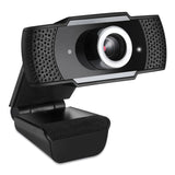Adesso CyberTrack H4 1080P HD USB Manual Focus Webcam with Microphone, 1920 Pixels x 1080 Pixels, 2.1 Mpixels, Black (ADECYBERTRACKH4) Each