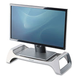 Fellowes® I-Spire Series Monitor Lift, 20" x 8.88" x 4.88", White/Gray, Supports 25 lbs (FEL9311101) Each