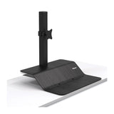 Fellowes Lotus VE Sit-Stand Workstation, 29" x 28.5" x 27.5" to 42.5", Black (FEL8080101) Each