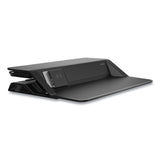 Fellowes® Lotus DX Sit-Stand Workstation, 32.75" x 24.25" x 5.5" to 22.5", Black (FEL8080301) Each