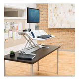 Fellowes® Lotus DX Sit-Stand Workstation, 32.75" x 24.25" x 5.5" to 22.5", White (FEL8080201) Each