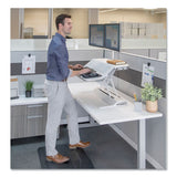 Fellowes® Lotus DX Sit-Stand Workstation, 32.75" x 24.25" x 5.5" to 22.5", White (FEL8080201) Each