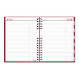 Brownline® CoilPro Daily Planner, 10 x 7.88, Red Cover, 12-Month (Jan to Dec): 2026 (REDC550CRED)