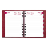 Brownline® CoilPro Ruled Daily Planner, 8.25 x 5.75, Red Cover, 12-Month (Jan to Dec): 2026 (REDCB389CRED) Each