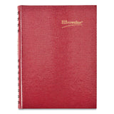 Brownline® CoilPro Ruled Daily Planner, 8.25 x 5.75, Red Cover, 12-Month (Jan to Dec): 2026 (REDCB389CRED) Each