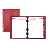 Brownline® CoilPro Ruled Daily Planner, 8.25 x 5.75, Red Cover, 12-Month (Jan to Dec): 2026 (REDCB389CRED) Each