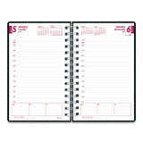 Brownline® DuraFlex Daily Planner, 8 x 5, Black Cover, 12-Month (Jan to Dec): 2026 (REDCB634VBLK) Each