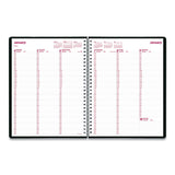 Brownline® DuraFlex Weekly Planner, 11 x 8.5, Black Cover, 12-Month (Jan to Dec): 2026 (REDCB950VBLK) Each