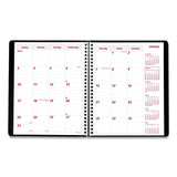 Brownline® Essential Collection 14-Month Ruled Monthly Planner, 8.88 x 7.13, Black Cover, 14-Month: Dec 2025 to Jan 2027 (REDCB1200BLK) Each