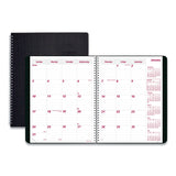 Brownline® DuraFlex 14-Month Planner, 8.88 x 7.13, Black Cover, 14-Month: Dec 2025 to Jan 2027 (REDCB1200VBLK) Each