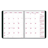 Brownline® DuraFlex 14-Month Planner, 8.88 x 7.13, Black Cover, 14-Month: Dec 2025 to Jan 2027 (REDCB1200VBLK) Each
