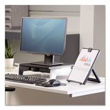 Fellowes® Non-Magnetic Letter-Size Desktop Copyholder, 125 Sheet Capacity, Plastic, Black (FEL21106) Each