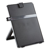 Fellowes® Non-Magnetic Letter-Size Desktop Copyholder, 125 Sheet Capacity, Plastic, Black (FEL21106) Each