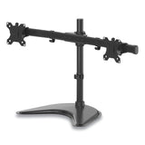 Fellowes® Professional Series Freestanding Dual Horizontal Monitor Arm, For 30" Monitors, 35.75" x 11" x 18.25", Black, Supports 17 lb (FEL8043701) Each