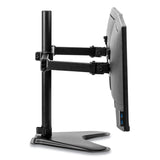 Fellowes® Professional Series Freestanding Dual Horizontal Monitor Arm, For 30" Monitors, 35.75" x 11" x 18.25", Black, Supports 17 lb (FEL8043701) Each