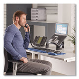 Fellowes® Smart Suites Laptop Riser with USB, 13.13" x 10.63" x 7.5", Black/Clear (FEL8020201) Each