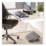 Fellowes® Standard Footrest, Adjustable, 17.63w x 13.13d x 3.75h, Graphite (FEL48121) Each