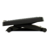 Fellowes® Ultimate Foot Support, HPS, 17.75w x 13.25d x 4 to 6.5h, Black/Gray (FEL8067001) Each
