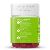OLLY® Daily Energy Dietary Supplement Vitamin B12 / CoQ10 / Goji Berry 300 mcg - 30 mg - 100 mg Strength Gummy 60 per Bottle Tropical Passion Flavor (1249516_BT) 1/BT