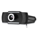 Adesso CyberTrack H4 1080P HD USB Manual Focus Webcam with Microphone, 1920 Pixels x 1080 Pixels, 2.1 Mpixels, Black (ADECYBERTRACKH4) Each