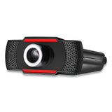 Adesso CyberTrack H3 720P HD USB Webcam with Microphone, 1280 pixels x 720 pixels, 1.3 Mpixels, Black (ADECYBERTRACKH3) Each