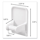 Command™ Spray Bottle Holder, 2.34w x 1.69d x 3.34h, White, 2 Hangers/4 Strips/Pack (MMM170092ES) Pack of 2