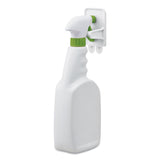 Command™ Spray Bottle Holder, 2.34w x 1.69d x 3.34h, White, 2 Hangers/4 Strips/Pack (MMM170092ES) Pack of 2