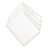 Avery® Preprinted Legal Exhibit Side Tab Index Dividers, Allstate Style, 25-Tab, 1 to 25, 11 x 8.5, White, 1 Set, (1701) (AVE01701) Pack of 25