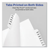 Avery® Preprinted Legal Exhibit Side Tab Index Dividers, Avery Style, 10-Tab, 3, 11 x 8.5, White, 25/Pack (AVE11913) Pack of 25