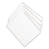 Avery® Preprinted Legal Exhibit Side Tab Index Dividers, Allstate Style, 26-Tab, A to Z, 11 x 8.5, White, 1 Set, (1700) (AVE01700) Set of 26