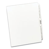 Avery® Preprinted Legal Exhibit Side Tab Index Dividers, Avery Style, 26-Tab, 76 to 100, 11 x 8.5, White, 1 Set (AVE11397) Set of 26